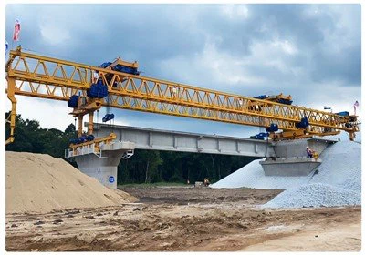 200tonový stroj na montáž mostov