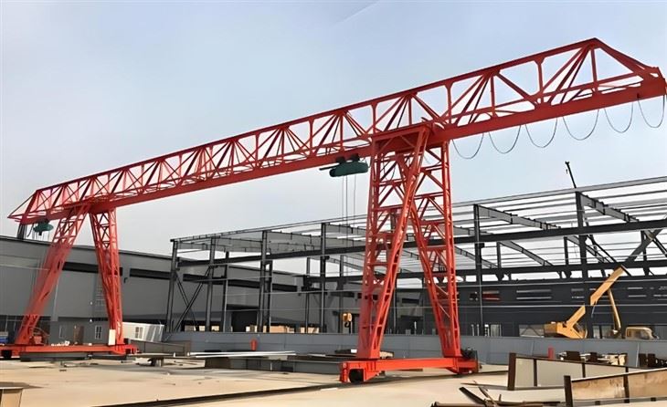 Outdoor Lifting With Strong Load-bearing Capacity Single Girder Gantry Crane