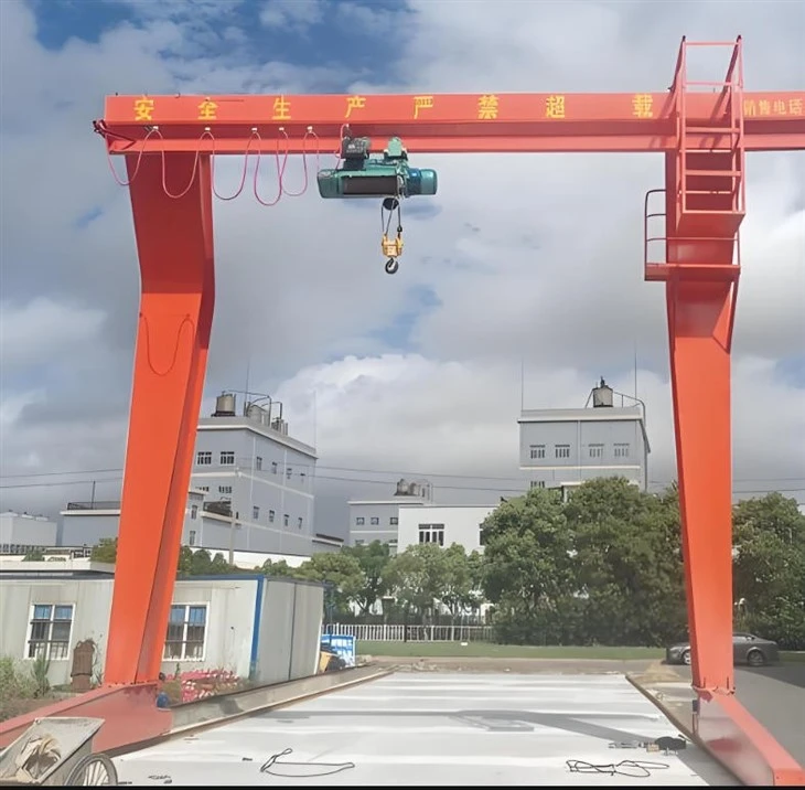 Outdoor Lifting With Strong Load-bearing Capacity Single Girder Gantry Crane