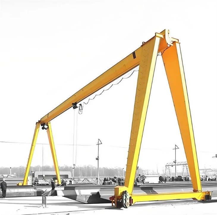 Outdoor Lifting With Strong Load-bearing Capacity Single Girder Gantry Crane