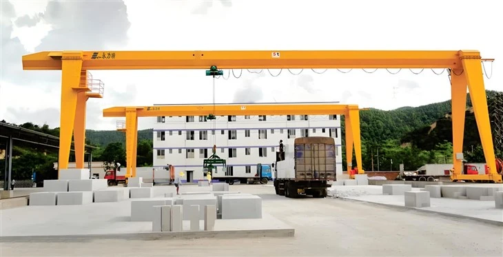 Outdoor Lifting With Strong Load-bearing Capacity Single Girder Gantry Crane