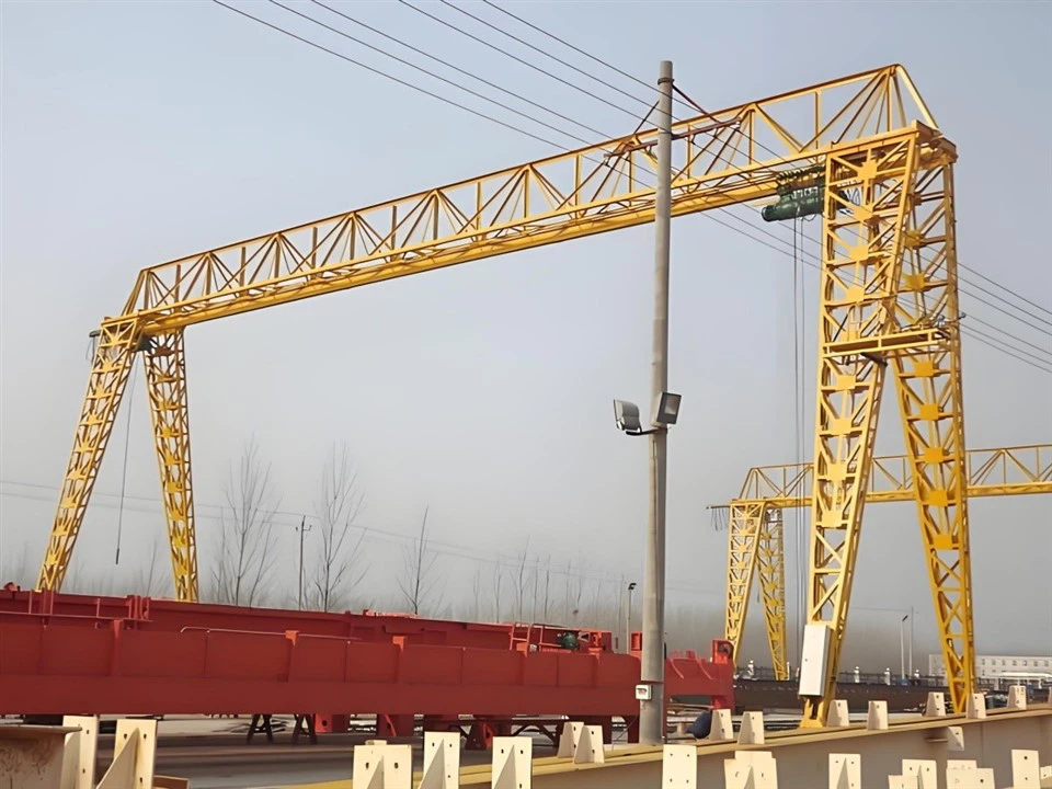 trussed type electric hoist gantry crane-3